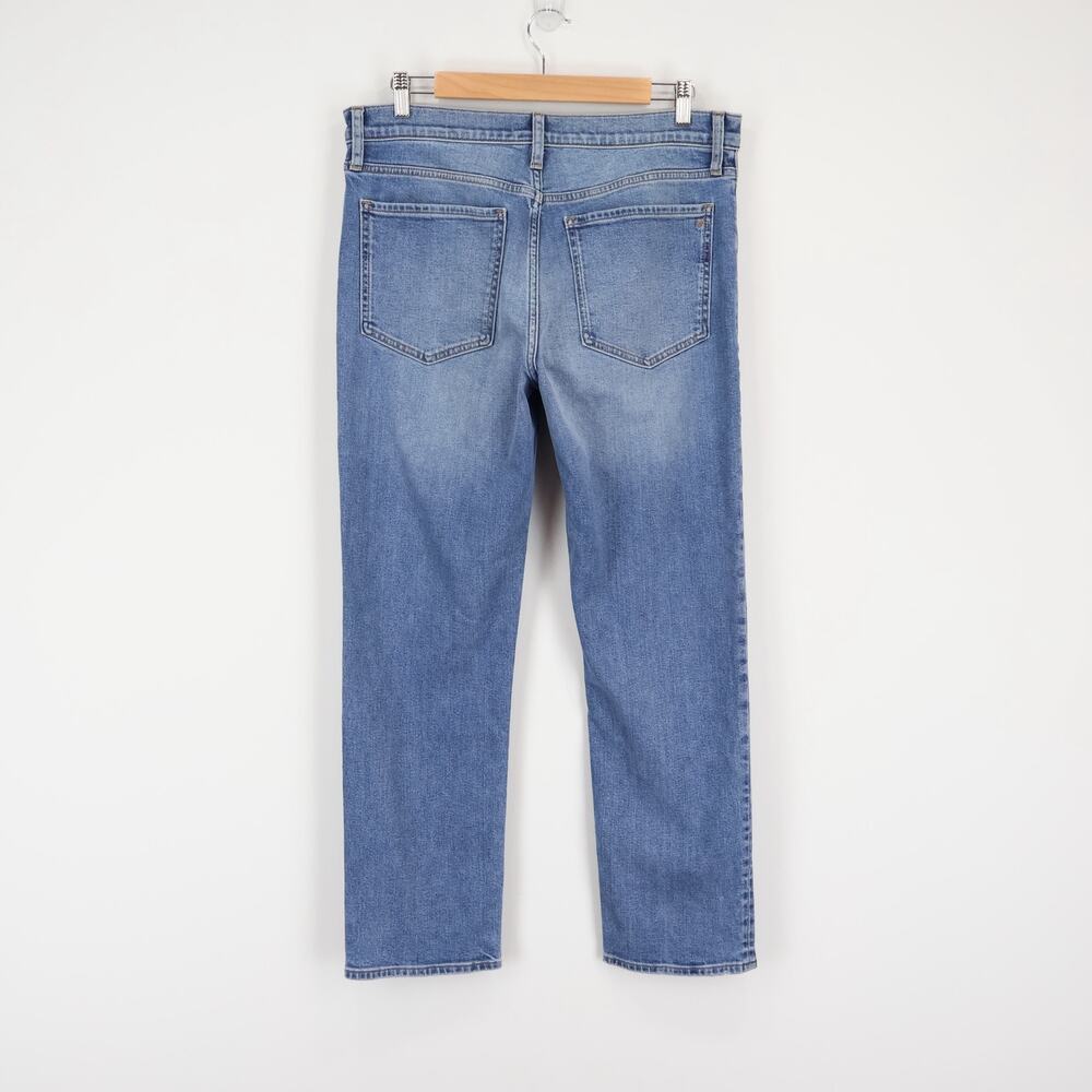 Madewell The Jules Slim Straight Jean Atlin Wash Comfort Stretch 30 Tall NWT - Picture 8 of 9